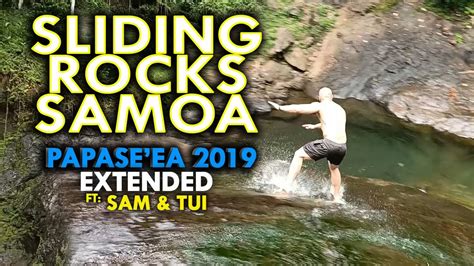 Papaseea Sliding Rocks Samoa Rock Surf Extended Version Youtube