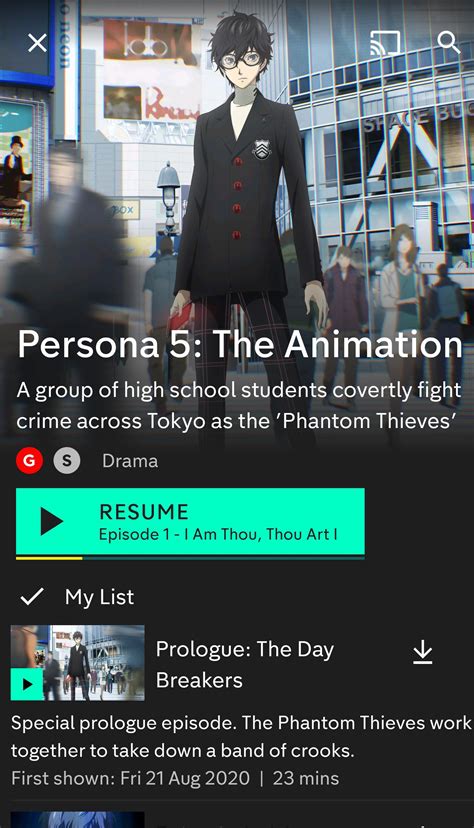 Persona 5 The Animation Is Now Streaming On All4 English Dub R