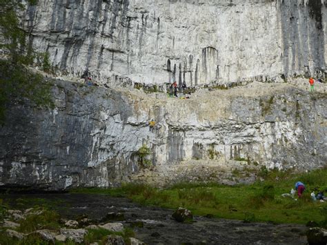 Climbers At Malham Cove © Chris Holifield Geograph Britain And Ireland