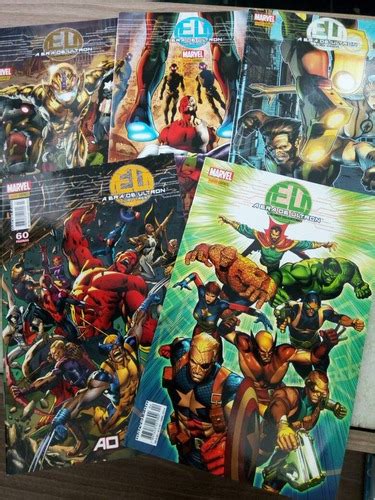 Hq A Era De Ultron Marvel Panini 5 Volumes Mercadolivre
