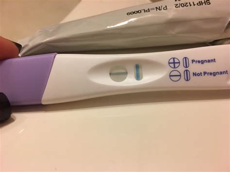 Pregnancy test instructions include a reaction time, which is the timeframe in which you should read the result. 9-10DPO, pregnancy test faint (TTC)