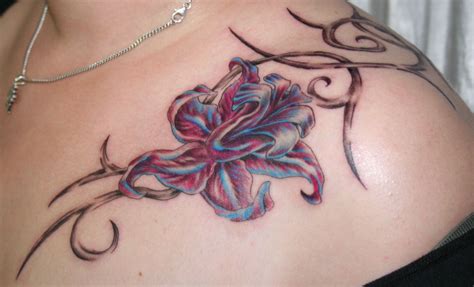 girl tattoo flower 6907237