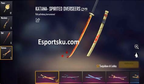 How To Get Katana Skin Spirited Overseers In Free Fire Ff Esports