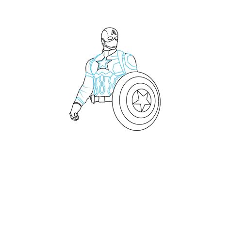 How To Draw Captain America Step By Step