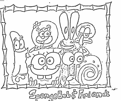 Mewarnai Gambar Kartun Spongebob