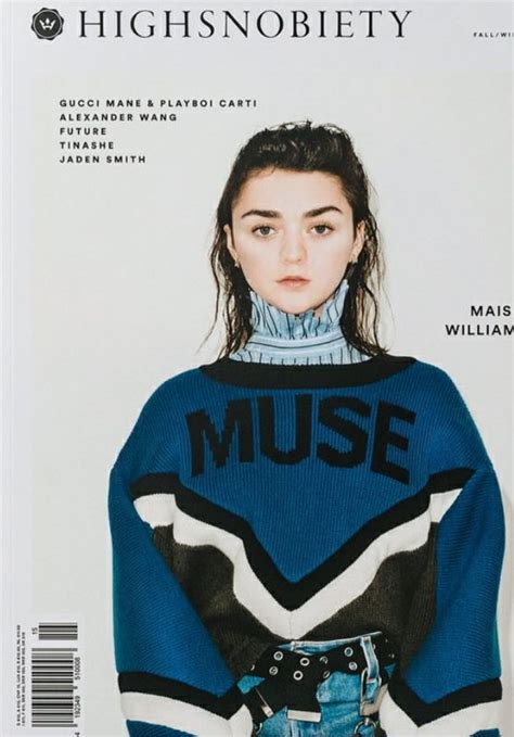 Maisie Williams Highsnobiety Magazine Fallwinter 2017 • Celebmafia
