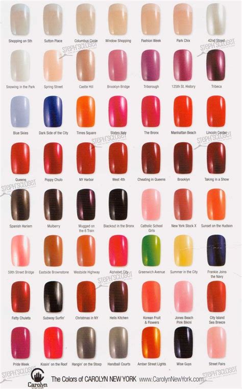 Here at nail polish diva you are sure to find the nail color to match your personality, wardrobe and budget. 28 best O.P.I. nail colour charts images on Pinterest ...