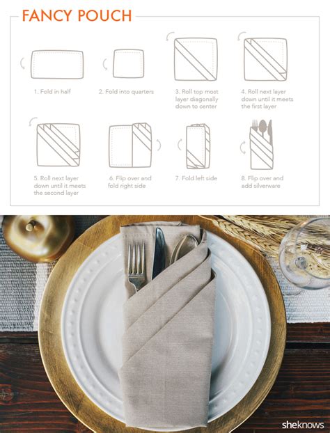 9 Creative Napkin Folds For Every Type Of Hostess Tutorial