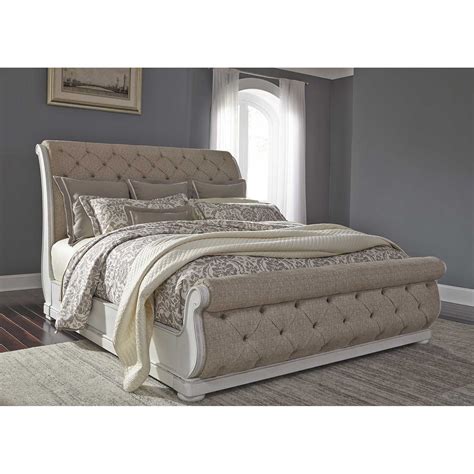 Magnolia Manor Upholstered King Sleigh Bed 244 Kusbed