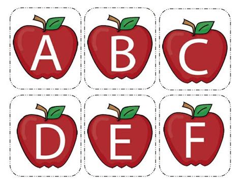 A Is For Apple Printable Tim Van De Vall An Alphabet With Cute Fruits
