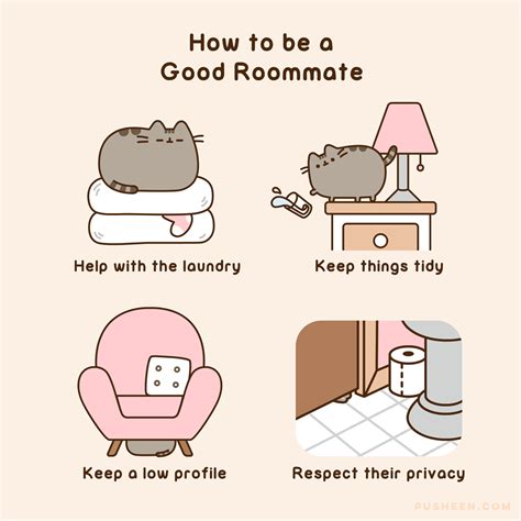 How to draw a rose for mother s day. Pusheen : How to be a Good Roommate - Pusheen