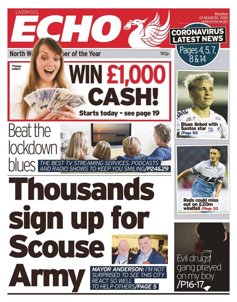 Revisiting 10 Liverpool Echo Front Pages To Tell 100 Days Of