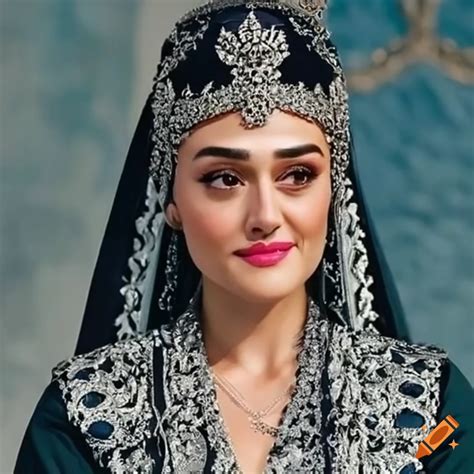 Esra Bilgiç As Halime Sultan From Tv Show Diriliş Ertuğrul On Craiyon