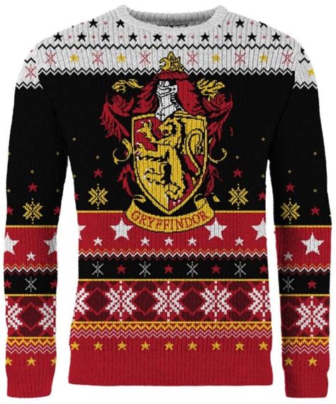 Harry Potter Gryffindor Knitted Christmas Sweater The Best Harry