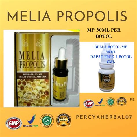 Jual PROPOLIS MELIA ML ORIGINAL PT MSS PAKET BOTOL DAPAT FREE BOTOL ML Shopee Indonesia