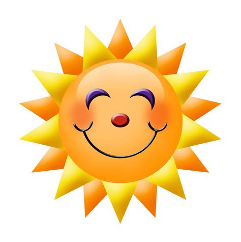 Smiling Sun Face Clipart Best