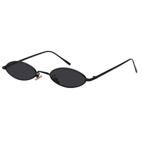 Vintage Oval Sunglasses Small Metal Frames Designer Gothic Glasses Sunglasses And Fashion Eyewear