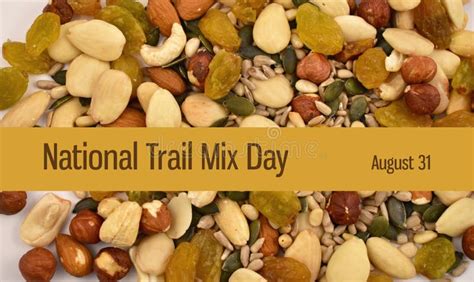 National Trail Mix Day Illustration Stock Photo Image Of Healthy