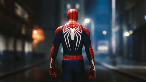 Download Spider Man Back View 4k Wallpaper