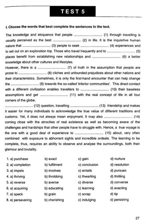 Advanced English Grammar Exercises Printable