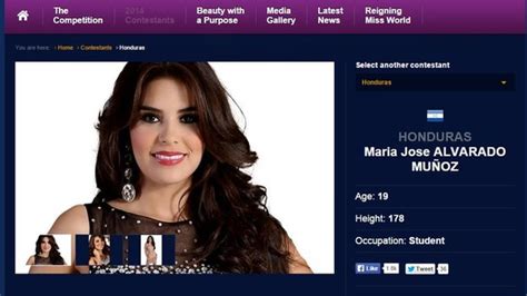Honduras Beauty Queen Maria Jose Alvarado Found Dead Bbc News