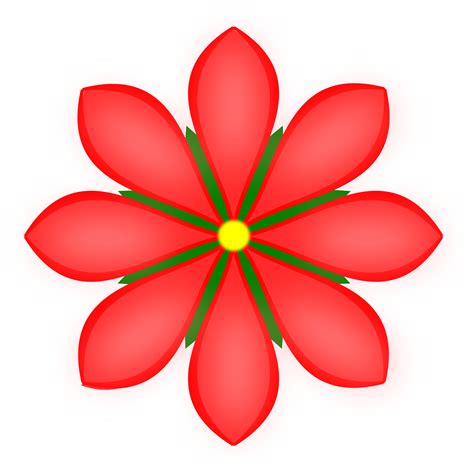 Red Flower Vector Image Free Stock Photo Public Domain Photo Cc0