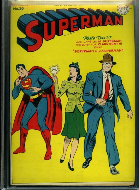 Superman 30 Cgc 8 Front Cover Comics Watcher