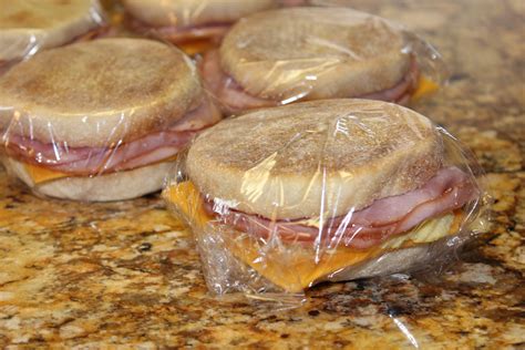 Make Your Own Frozen Breakfast Sandwiches Breakfast Sandwiches Frozen