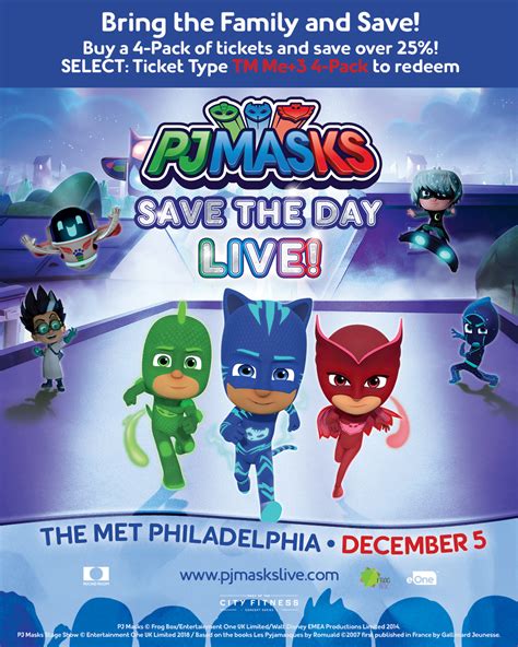Pj Masks Save The Day Live Coming To Philadelphia And Ticket Giveaway