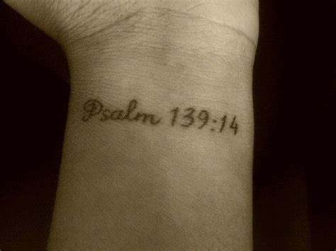 Psalm 13914 Think Tattoo Girly Tattoos Tattoos