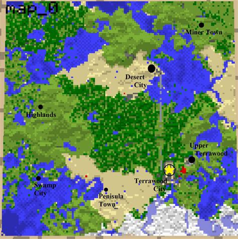 Minecraft Map Of The Area By C Maxisgr On Deviantart