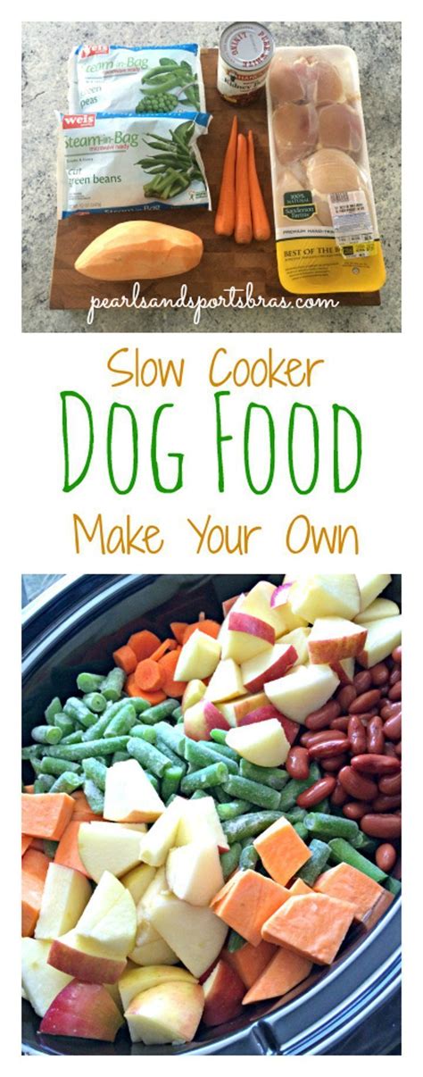 First, cook the chicken in the corn oil. 10 Slow Cooker And Crock Pot Dog Food Recipes | Healthy ...