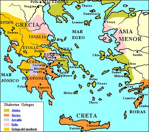 Arriba 91 Foto Mapa De La Antigua Grecia Con Nombres Alta Definición