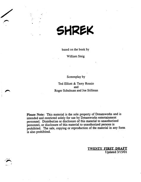 You can do the exercises online or download the worksheet as pdf. "Why would you upload the Shrek script in its entirety ...