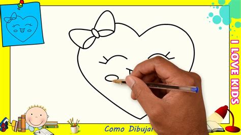 Dibujos De Corazones Faciles Para Niños Como Dibujar Un Corazon Facil