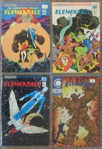 Elementals Comic Books ~ 2nd Series ~ 1 4 ~ Comico ~ Brand New ~ Lot 5