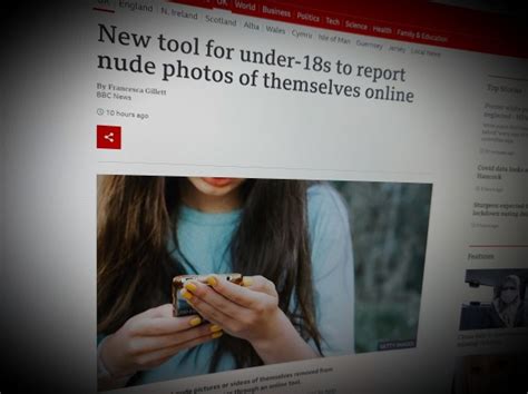 New Tool For Under S To Report Nude Photos Of Themselves Online