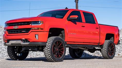 2017 Chevy Silverado Lifted Red