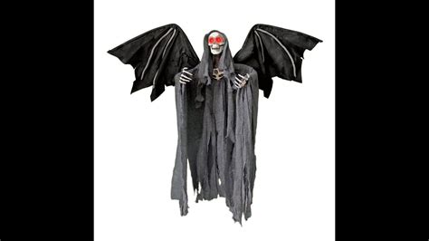 Grim Reaper Halloween Prop Flying Reaper Winged Reaper Youtube