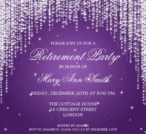 retirement party invitations  psd png vector