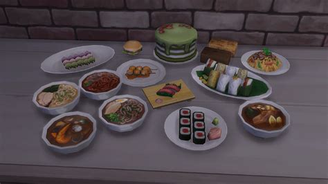 Ретекстуры еды и напитков Ai Upscaled Food для The Sims 4 Моды