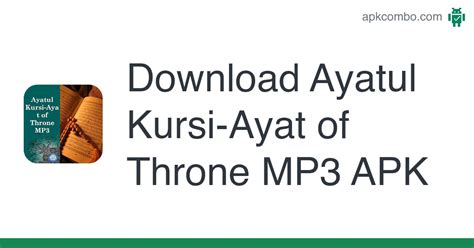 Ayatul Kursi Ayat Of Throne Mp Apk Download Android App