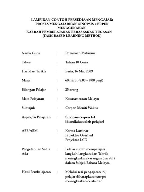 Universiti brunei darussalam is the first university in brunei. SPN21 Contoh Persediaan Mengajar