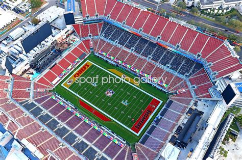 Aerial View Raymond James Stadium Venue For Super Bowl 2021 Images American Football Posters