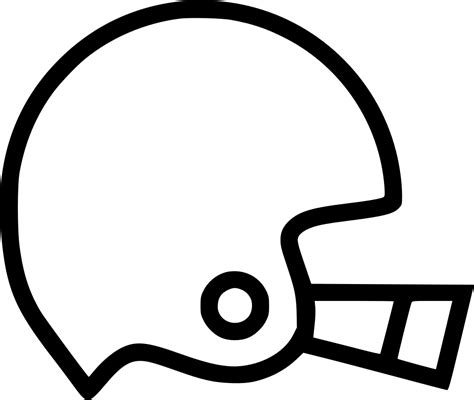 Football Helmet Svg Png Icon Free Download (#530454) - OnlineWebFonts.COM