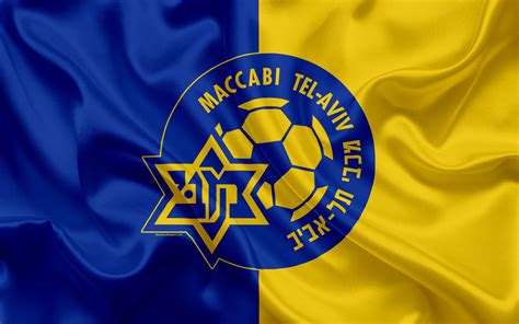Download Wallpapers Maccabi Tel Aviv Fc 4k Israeli Football Club