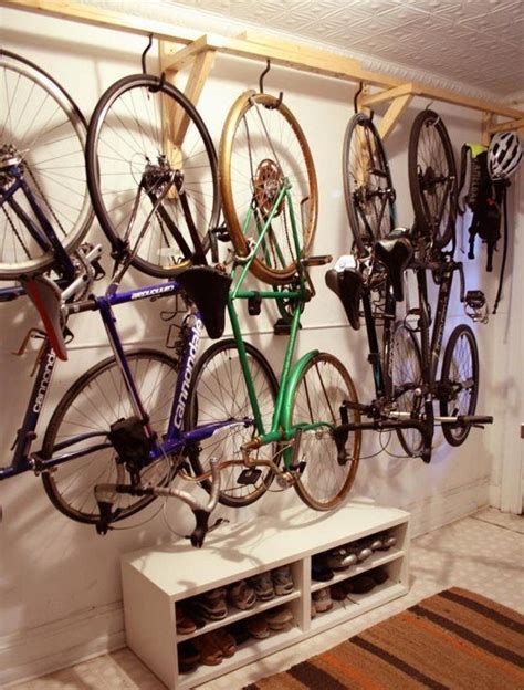 The garage bike has a storage ceiling hoist which lifts your bikes up to a height of 12 feet. Isobel's Creativity on the Walls — Small Cool Contest ...
