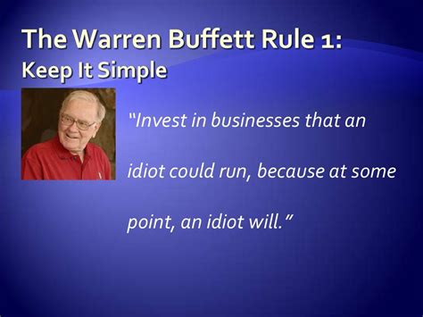 The Warren Buffett Rule 1keep