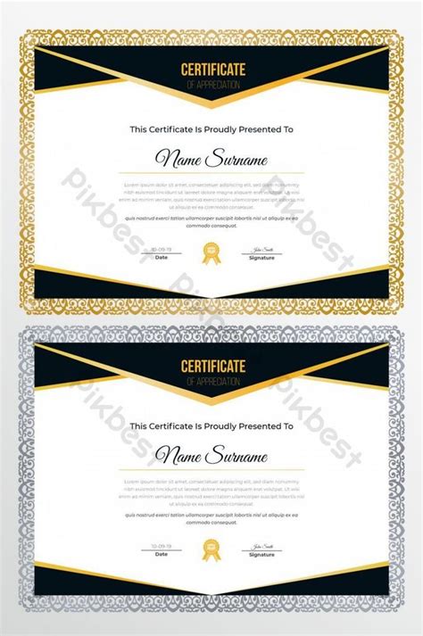 Certificate Of Appreciation Presents Dating Names Templates