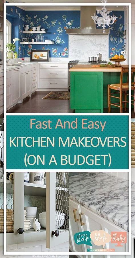 Fast And Easy Kitchen Makeovers On A Budget Kitchen Makeovers Easy